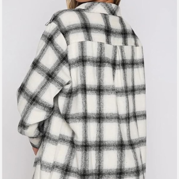 White fox make it better plaid shirt size s/m NWT - Picture 3 of 6